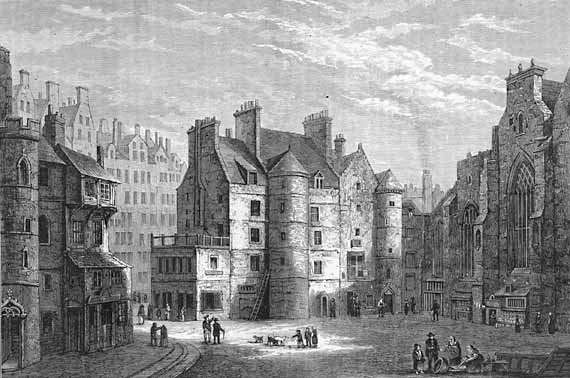 Drawing of the Tolbooth