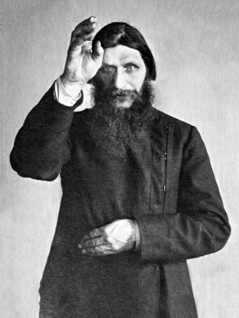 Rasputin crossing the viewer