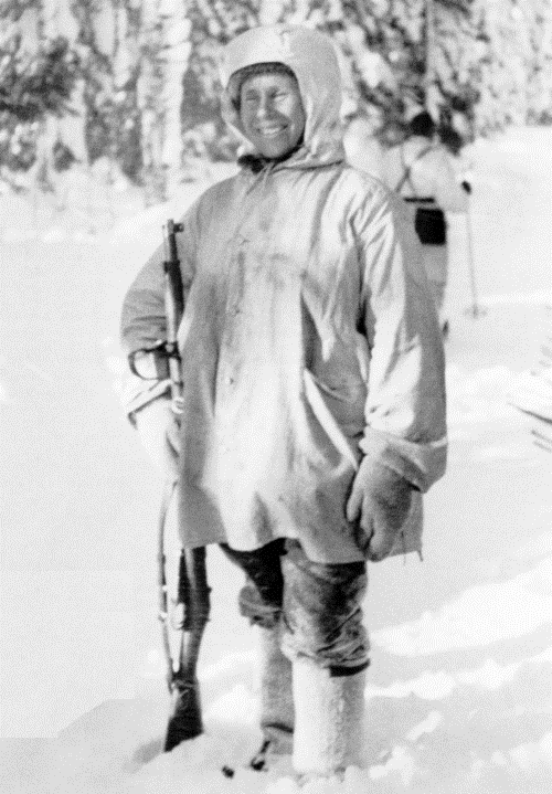 Simo Häyhä. A man of short height