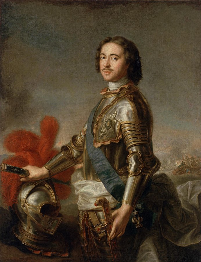 Peter the Great of Russia. Founder of the Russian Empire and one of the most remarkable Russians ever. Painter: Jean-Marc Nattier. Photographer: The Hermitage. Source: Wikipedia