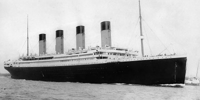 The Titanic departing Southampton on its maiden voyage, April 10th 1912. Source: Wikipedia