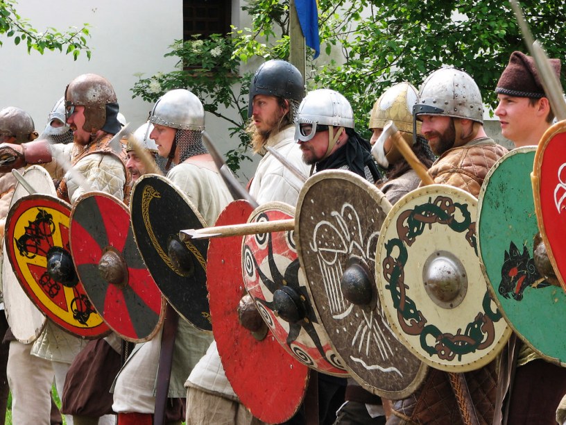 Shield Wall! Picture by Hans Splinter. Taken from Flickr