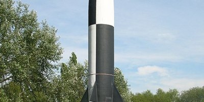 A V-2 exposed to visitors