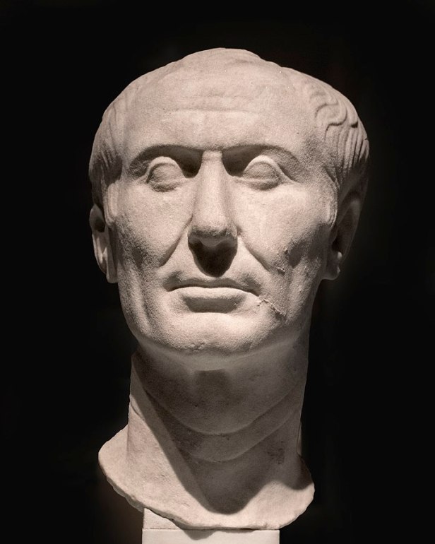 The Tusculum bust of Julius Caesar circa 44 BC, thus the only surviving portrait made during the lifetime of the Roman dictator. Collection: Museum of Antiquities. Turin. Photography: Ángel M. Felicísimo. Source: Wikipedia